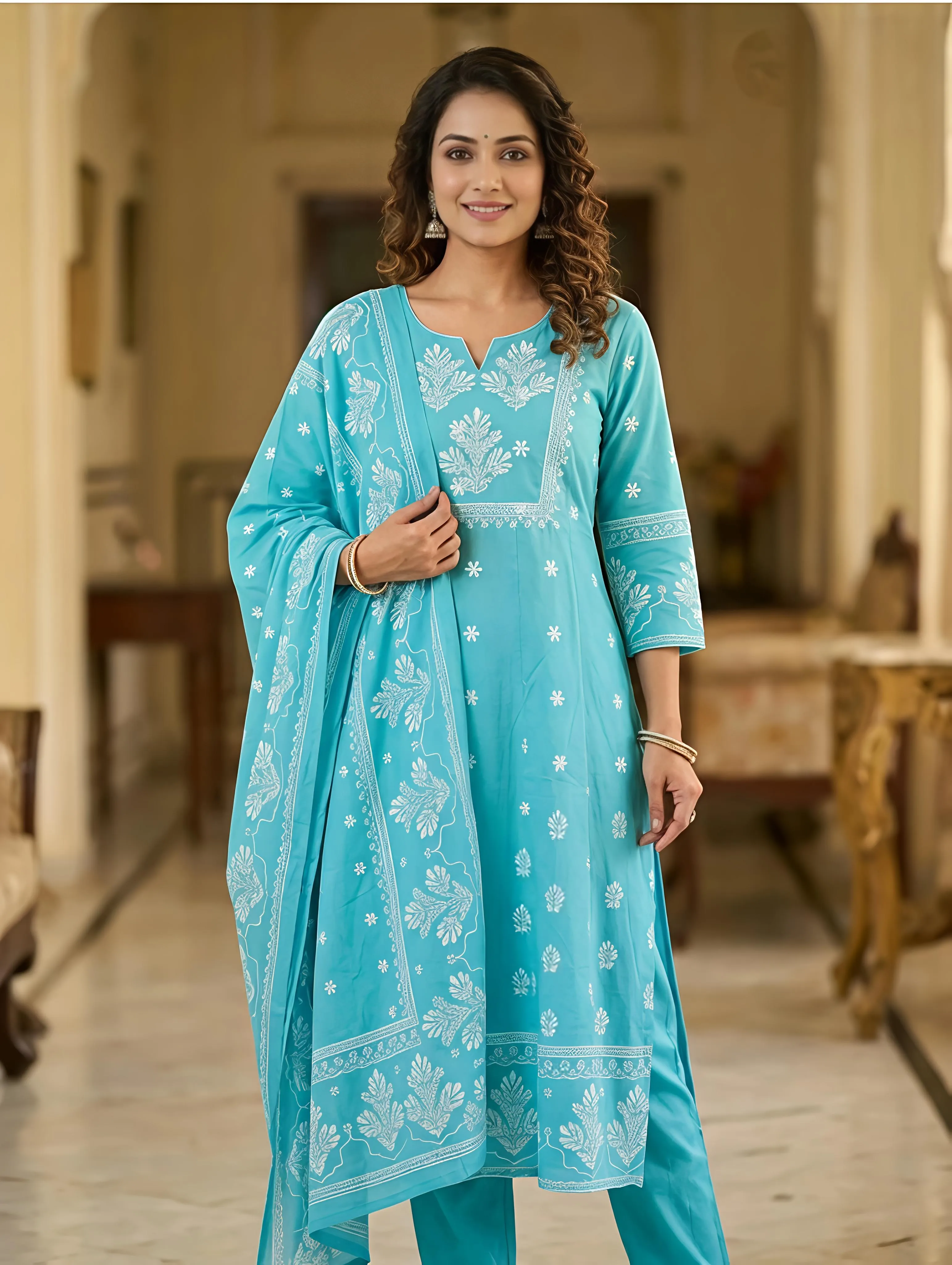 Sober fancy party wear suit-26